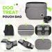 Xoolkly Dog Treat Pouch for Dog Training and Walking Dog Treat Bag with Adjustable Belt 3 Ways to Wear Dog Walking Bag with Poop Bag Holder Grey - Buy Online on GoSupps.com