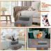 Topmart High Density Foam Pet Steps 2 Tiers - Non-Slip Dog Stairs for Injured, Older Pets - Soft Foam Dog Ladder for Joint Pain Relief - Ideal for Low Sofas, Stairs, and More - Grey - Buy Online on GoSupps.com