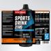 Body Attack Zero Sports Drink - Multifruch 1000ML | Vegan Concentrate Low Sugar & Fat | Made in Germany | Energy Drink with Vitamins & Minerals - Buy Online on GoSupps.com