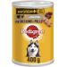 Pedigree Protein + Pâté with Turkey and Chicken, Wet Dog Food, 12 cans of 400 g