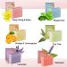 Natural Handmade Essential Oil Artisan Soap Bars - Hypoallergenic Moisturizing Shea Butter, Coconut Oil & Jojoba Oil - 6 Pack Gift Wrapped - Buy Online on GoSupps.com