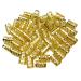 Hyamass 50pcs Aluminum Hollow Out Dreadlocks Beads - Gold Hair Jewelry for Braiding - Buy Online on GoSupps.com