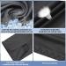 Buy TSLRSA UV Protection Bolero - 2 Piece Cooling Scarf Arm Sleeves with Finger Holes | Sun Protection Shrug in Black & White - Buy Online on GoSupps.com