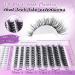 Focipeysa Wispy Lash Clusters - Natural DIY Eyelash Extensions | C Curl Individual Lashes 10-18mm with Applicator - Shop Now for International Shipping - Buy Online on GoSupps.com