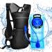 Lightweight Hydration Pack with 2L Water Bladder for Running, Cycling, Hiking - Black - Men, Women, Kids - Buy Online on GoSupps.com