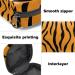 Sanitary Napkin Storage Bag Zipper Menstrual Cup Pouch Animal Pattern Tiger Stripes Multicoloured - Ideal for Girls, Women, Ladies | Feminine Menstruation Period Pads Holder - Buy Online on GoSupps.com
