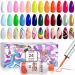 Buy RARJSM Nail Art Gel Liner Set - 24 Colors for Nail Art Design | Soak Off UV LED Curing | Glitter & Creative Painting - Buy Online on GoSupps.com