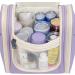 Women's Travel Hanging Toiletry Wash Bag - Light Purple Medium Size - Buy Online on GoSupps.com