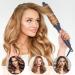 Buy PHOEBE 1.25" Curling Iron Brush - Ceramic PTC Heated Hair Curler Tourmaline Ionic Dual Voltage for Travel - Perfect for Long & Medium Hair - Buy Online on GoSupps.com