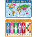 4-Piece Educational Toddler Placemats: Map, Human Body, Solar System - Non-Slip, Washable & Reusable for Preschool, Nursery, Homeschool & Kindergarten - Buy Online on GoSupps.com