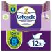 Cottonelle moist toilet paper my spa experience - silk and jasmine biodegradable plastic -free reclaimable advantage pack 12 x 42 wet wipes silk & jasmin 12x42