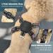 Pawaboo Dog Harness & Leash Set - Adjustable Anti-Train Vest for Small & Medium Dogs | Breathable X-Frame Design (M Black) - Buy Online on GoSupps.com