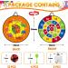 Kizmyee 26'' Dinosaur Themed Dart Board Set for Kids - Double Sided with Sticky Balls and Darts - Indoor/Outdoor Party Games Toy for 3-12 Years Old - Buy Online on GoSupps.com