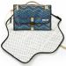 Baby Waterproof Changing Mat Portable Nappy Changing Mat Foldable Cushioned Travel Change Mat for Infants Toddler Newborns blue 54 x 97 - Buy Online on GoSupps.com