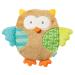 Fehn 071474 Owl Cherry Stone Pillow Hot and Cold Pillow in Cute Owl Design For Babies and Toddlers from Newborns Upwards Measures: 20 cm