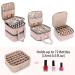 YARWO Nail Polish Organizer Case - Holds 72 Bottles - Dusty Rose - Detachable Storage Bag - for Nail Polishes and Nail Art Tools - Bag Only Patent Pending - Buy Online on GoSupps.com