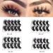 Rethyrel False Eyelashes - 5 Pairs of 3D Wispy Natural Long & Thick Lashes for Flawless Makeup | International Shipping Available - Buy Online on GoSupps.com