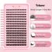 Lash Clusters 192 Pcs Individual Cluster Lashes DIY Lash Extension 8-16mm Eyelash Clusters Volume Wispy Lashes Super Thin Band Reusable Soft & Comfortable(Volume C-Mix) 8-16mix(192PCS)C Curl Volume - Buy Online on GoSupps.com