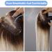EMMOR Hair Topper For Women 100% Remy Human Hair For Women With Thinning Hair Loss Cover Gray Hair Three Clips on Topper 3.5in 4in Hand-Tied 12 inch Mixed Brown - Buy Online on GoSupps.com