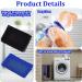 2 Piece African Body Peeling Sponge Set - Blue & Black - Exfoliating Bath & Shower Cloth for Smooth Skin | International Shipping - Buy Online on GoSupps.com