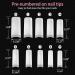Acrylic Nail Tips 500pcs French False Nails with Clipper & Storage Case - Ideal for Nail Art Salon & Home DIY | 10 Sizes - Buy Online on GoSupps.com