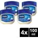 Unilever Vaseline Original Protecting Jelly cares for dry rough skin and provides relief from eczema 4 x 100 ml - Buy Online on GoSupps.com