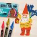 ARTISTRO 12 Acrylic Paint Pens - Medium Tip Markers for Fabric, Canvas, Rock, Glass, Wood - Ideal Art Supplies for Adults & Kids - 12 Pack - Buy Online on GoSupps.com
