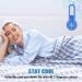 Ailemei Cooling Blanket Queen Size - Lightweight Breathable Summer Blanket for Hot Sleepers - Transfer Heat to Keep Body Cool - 90x90 Navy Blue Stripe - Buy Online on GoSupps.com