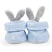 Kaloo Plume Booties Rabbit - Blue | Size 0/3m - Buy Online on GoSupps.com