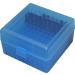 MTM 100 Round Rifle Ammo Box - Clear Blue for 17, 204, 223, 5.56x45, 6x47 Ammo - Buy Online on GoSupps.com