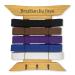 Brazilian Jiu Jitsu Belt Display | BJJ Belt Rack for 5 Belts Plus Medals Hanger | from White to Black Belt | Martial Arts Belt Holder Case | Gifts for Jiu Jitsu Practitioners | OSS