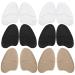 KALLORY 6 Pairs of Metatarsal Pads Ball of Foot Cushion Reusable Forefoot Pads High Heel Inserts Pads for Women