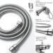 Shower Enema System - Portable Enema Kit with 79" Hose & Nozzle for Men & Women | Colon Cleansing Shower Attachment - Buy Online on GoSupps.com