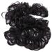 CAISHA XXL Hairpiece Scrunchy Updo Bridal Hairstyle Voluminous Curly Messy Bun Dark Brown HW21 dark brown #2 HW21