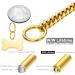 W/W Lifetime Choke Chain Dog Collar 10MM Cuban Link Dog Chain for Pitbull Choke Collar 18K Gold Metal Stainless Steel Heavy Duty Slip Dog Collars for Small Dogs (10MM 20") 20" (Can Over Head 18"-20") - Buy Online on GoSupps.com