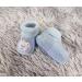 Royal Icon 2 Pairs Baby Booties 0-3 Months | Adorable & Safe Slippers for Newborn Boys & Girls | Soft & Stylish Baby Boots for Indoor & Outdoor Use | White Blue Teddy Design - Buy Online on GoSupps.com