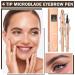 CAHIUYOA Dark Brown Eyebrow Pencil - Waterproof Microblading Pen for Natural Makeup | Perfect for Women - Buy Online on GoSupps.com
