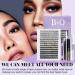 B&Q DIY Eyelash Extension Kit - 280 PCS Cluster Lashes Kit with Lash Bond, Seal, Remover, and Applicators - D Curl 9-16mm - Buy Online on GoSupps.com