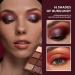 LAMEL 16 Shades of Burgundy Eyeshadow Palette - Brown Shine Shimmery & Warm Matte Neutrals Nude Tones  Organic  Blendable  Long lasting  Waterproof  High Pigmented Professional Makeup   16-4. (Burgundy) - Buy Online on GoSupps.com