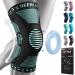 NEENCA Knee Brace Knee Compression Sleeve Support with Patella Gel Pad & Side Stabilizers Medical Grade Knee Protector for Running Meniscus Tear Arthritis Joint Pain Relief ACL Injury Recovery L C Blue