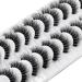 AMSDCN 10Pairs Transparent Band Natural Long 3D Faux Mink False Eyelashes - 5D-Y21 - Buy Online on GoSupps.com