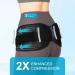 REAQER Sacroiliac SI Joint Hip Belt - Support Brace for Sciatica Pelvic & Lower Back Pain Relief - Ventilated Compression for Men & Women - Buy Online on GoSupps.com