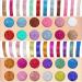 DE'LANCI Glitter Eyeshadow Palette - 24 Colors, Highly Pigmented Metallic Shimmer Shadows for Women and Girls - Cruelty Free, Pressed Chunky Glitter Set - Buy Online on GoSupps.com