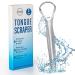 AILE Tongue Scraper 100% Useful Surgical Stainless Steel Tongue Cleaner for Both Adults and Kids Professional Reduce Bad Breath Metal Tongue Scrapers Help Your Oral Hygiene"