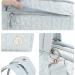 SONARIN Multi-Pockets Baby Nappy Changing Tote Bag - Stylish Large Capacity Travel Diaper Bag in Blue - Buy Online on GoSupps.com