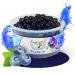 Bubble Tea Express - fruity popping boba pearl blueberry 490g |Bubble tea pearls with fruity taste |Vegan gluten -free lactose -free |Fruit juice beads with algae shell