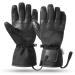 Ski Gloves for Men Women,Waterproof Warm Snow Gloves Cold Weather,Touchscreen Snowboard Glove for Winter Snowboarding Hiking Fishing Outdoor Sports Black Medium