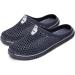 Buy Saguaro Breathable Mesh Clogs - Women's & Men's Summer Aqua Slippers Flat Sole Leisure Shoes 45 EU Navy - Buy Online on GoSupps.com