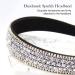 Wecoe Rhinestone Headband - Silver Crystal Bling Hair Band for Women & Girls | Sparkly Diamond Hair Accessory for Holiday, Birthday, Bridal | Thin & Fashionable - Buy Online on GoSupps.com