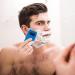 KEMEI Professional Electric Razor for Men - Cordless Rechargeable Foil Shaver in Blue - Buy Online on GoSupps.com